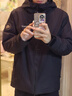 探路者（TOREAD）冲锋衣三合一户外男女抗寒羽绒登山服防水防风外套 黑色 L 实拍图