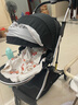 酷贝乐（coballe）婴儿车0-3岁用折叠可坐可躺减震遛娃神器轻便溜娃新生儿宝宝推车 曜石黑(轻巧便携+全罩遮阳) 实拍图