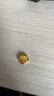 周大生黄金宝宝长命锁吊坠平安金锁挂坠满月周岁礼物 小版(不含链)1.93g 实拍图
