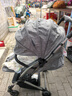YOUBI婴儿推车可坐可躺轻便可折叠避震便携口袋遛娃推车上飞机 冬夏灰色睡篮版-可坐可躺 实拍图