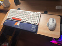 蚁伽 键盘托架 免打孔电脑抽屉托架免安装键盘鼠标收纳架 浅胡桃52*24 实拍图