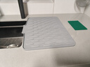 维简（Vilscijon）厨房硅胶沥水垫厨房台面斜坡沥水垫洗碗池硅胶垫水槽沥水垫 大号 实拍图