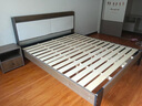耿爱浩轩床实木床双人床单人床软包现代简约主卧大床民宿床 床+5cm椰棕床垫+床头柜*1 1.5*2米 实拍图
