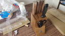 张小泉 华韵七件菜刀组合套装 家用菜刀切片刀斩砍骨刀小厨刀水果刀剪刀刀具全套 实拍图