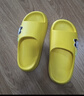 巴布豆儿童拖鞋男女童宝宝软底居家浴室夏季凉拖鞋 黄色 180码 实拍图