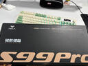 狼蛛（AULA）S99无线蓝牙有线三模键盘机械手感 游戏电竞专用RGB背光拼色静音键盘鼠标套装mac电脑键盘 S99Pro原野绿【多功能显示屏】三模RGB 实拍图
