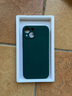 毕亚兹适用苹果13手机壳 iPhone13手机保护套 全包防摔超轻薄散热植绒内衬液态磨砂亲肤软壳 JK193绿 实拍图