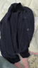 优衣库女装纽花圆领针织开衫/毛衣外套空调衫通勤秋冬新款481477 69 藏青色 M 实拍图