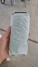 天堂伞 五折太阳伞遮阳口袋伞黑胶防晒伞防紫外线晴雨两用伞女 冰雪绿-五折方形手柄款 实拍图