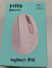 罗技（Logitech）M196 无线蓝牙鼠标 办公鼠标 笔记本商务办公家用 小巧便携 对称手型 玫瑰粉 实拍图