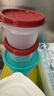 特百惠（Tupperware）MM圆形迷你储藏保鲜收纳盒4件套食品级水果零食干货防潮 200ml*4 实拍图