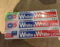 狮王（Lion）WhiteWhite牙膏美白护龈含氟套装120g*6抑菌去黄去牙渍自营 实拍图
