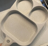 京东京造 早餐锅 家用早餐盘煎蛋牛排三合一多功能麦饭石色平底不粘锅19cm 实拍图