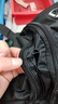 【京东物流】运动便携男女胸包单肩斜挎骑行健身训练瑜伽帆布包 黑色-双层 实拍图