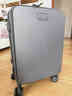 1号会员店（One's Member）科思创PC前开盖可登机行李箱男女学生旅行密码拉杆箱 深灰 20英寸 实拍图