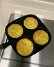 典匠四孔铸铁煎蛋锅无涂层不易粘多功能早餐模具汉堡蛋饺锅平底煎锅 实拍图