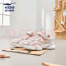 鸿星尔克（ERKE）童鞋女童中大童慢跑鞋儿童运动鞋粉刷灰/瑞士粉37 实拍图