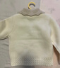 巴拉巴拉童装婴儿毛衣儿童冬季线衫毛衫女童针织衫宝宝萌男童 白咖色调00315 80 cm 实拍图