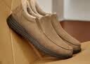 斯凯奇（Skechers）闪穿休闲鞋男士冬季新品百搭一脚蹬加绒保暖通勤鞋高端男鞋 实拍图