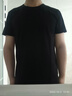 战浩【2件】冰丝莫代尔棉短袖t恤男夏季青年薄纯白色打底衫圆领半袖体 黑色+黑色 XL 建议【135-150斤】 实拍图