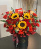 冉子花坊鲜花速递同城配送向日葵混搭抱抱桶玫瑰送女友爱人生日礼物真鲜花 美好祝愿 实拍图