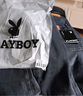 花花公子（PLAYBOY）牛仔裤男潮流秋冬季休闲裤子男士宽松商务直筒百搭长裤 蓝灰 32 实拍图