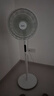 美的（Midea）【幸运草安睡1S】一级能效直流变频声控电风扇家用遥控卧室静音落地扇台式桌面抗菌大风力转页扇 实拍图