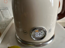 美的（Midea）艺术家电热水壶  烧水壶自动断电保温一体  1.6L大容量电热水壶 316L不锈钢恒温壶 精准控温 63-Q 实拍图