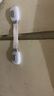 锁扣搭扣宝宝安全锁锁门神器简易塑料门扣粘贴式免打孔款式随机 多功能按键锁扣-灰色-1个装 实拍图
