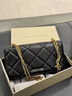 CHARLES&KEITH质感菱格链条小方钱包女包包女包生日礼物CK6-10680924 Black黑色 XS 实拍图