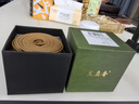 美真香檀香+桂花+艾草盘香家用室内卧室熏香香薰 4小时/48环*3+黄铜香炉 实拍图