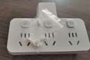 施耐德电气 转换插头/品字形一转三插座/ 适用于卧室厨房 3位分控转换插座 实拍图