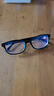 帕米澳（PAMIAO）防蓝光眼镜可配近视男女黑框眼镜近视网上配镜看手机电脑平光 双眼近视-200度 (含镜盒镜布) 实拍图