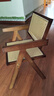 华舟北欧日式实木餐椅昌迪加尔椅加厚家用靠背椅阳台休闲椅 胡桃色 实拍图
