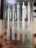 晨光(M&G)文具0.5mm黑色速干ST刷题笔套装 明月云涧白色中性笔 考试办公专用高颜值按动水笔 5支装 HAGP2227I 实拍图