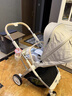 TianRui婴儿推车高景观可坐可躺双向轻便折叠避震新生儿宝宝推车婴儿车 乐享版-玛雅灰【包裹型护脊舱】 实拍图