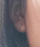 DAISY DREAM999足银养耳洞锆石耳钉女超闪高级感小耳环养耳洞耳棒耳骨钉耳饰 【1对】2mm锆石耳钉【999银针】 实拍图