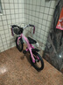 【京东物流】新款儿童自行车男女孩2-10岁脚踏车小孩单车带辅助轮 常规运动款 粉色 16寸（110厘米-130厘米） 实拍图