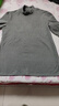 GENIOLAMODE半高领打底衫男士秋冬季双面加绒保暖内存长袖t恤衫秋衣 灰色 L 实拍图