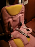 儿童车载座椅宝宝电动车通用简易婴儿汽车座椅0-3-12岁 粉色小码+增高垫（6个月-3岁） 实拍图