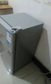 奥克斯小冰箱家用小型迷你冷藏冷冻两用出租房宿舍用节能省电寝室办公室电冰箱 【全国联保】56A176D银【节能省电】 实拍图