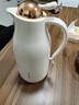 JEKO&JEKO小鸟保温壶家用水壶热水瓶暖壶玻璃内胆暖瓶 1.6L奶油白金 实拍图