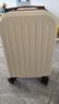 行李箱大容量小型拉杆箱20寸24寸26寸22寸旅行密码登机箱结实耐用 奶咖色-基础款-京东六仓发货 20寸【登机尺寸】无侧把手挂钩 实拍图