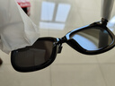 莫拉克 墨镜GM女夏防晒2025新款大脸显瘦太阳镜男防紫外线开车驾驶眼镜 黑框-UV420蜂窝偏光-就是好一点 实拍图