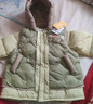 巴拉巴拉童装宝宝羽绒服保暖婴儿外套儿童冬季两件套萌趣男童女童 军绿40610 90 外套充绒量30g+马甲充绒量18g 实拍图
