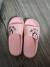大嘴猴（paul frank）拖鞋女室内外情侣厚底软弹户外运动凉拖鞋粉红38-39PF683 实拍图