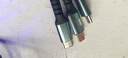 透明仓三合一数据线适用苹果华为OPPO安卓type-c三头充电线手机通用一拖三多功能车载 透明仓 三合一 2条装 实拍图