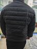 雪中飞男女立领秋羽绒百搭轻薄鸭绒立领修身轻盈隐藏式口袋 宝石黑|8086-男 3XL 190/108A 实拍图