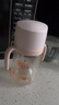 小土豆（potato）PPSU吸管奶瓶一岁以上大宝宝带手柄重力球吸嘴330ml 浅桃粉 实拍图