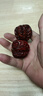 小叶紫檀核桃生肖木雕手球木质按摩健身球沉水级保健球手把件手玩 紫檀核桃两个 实拍图